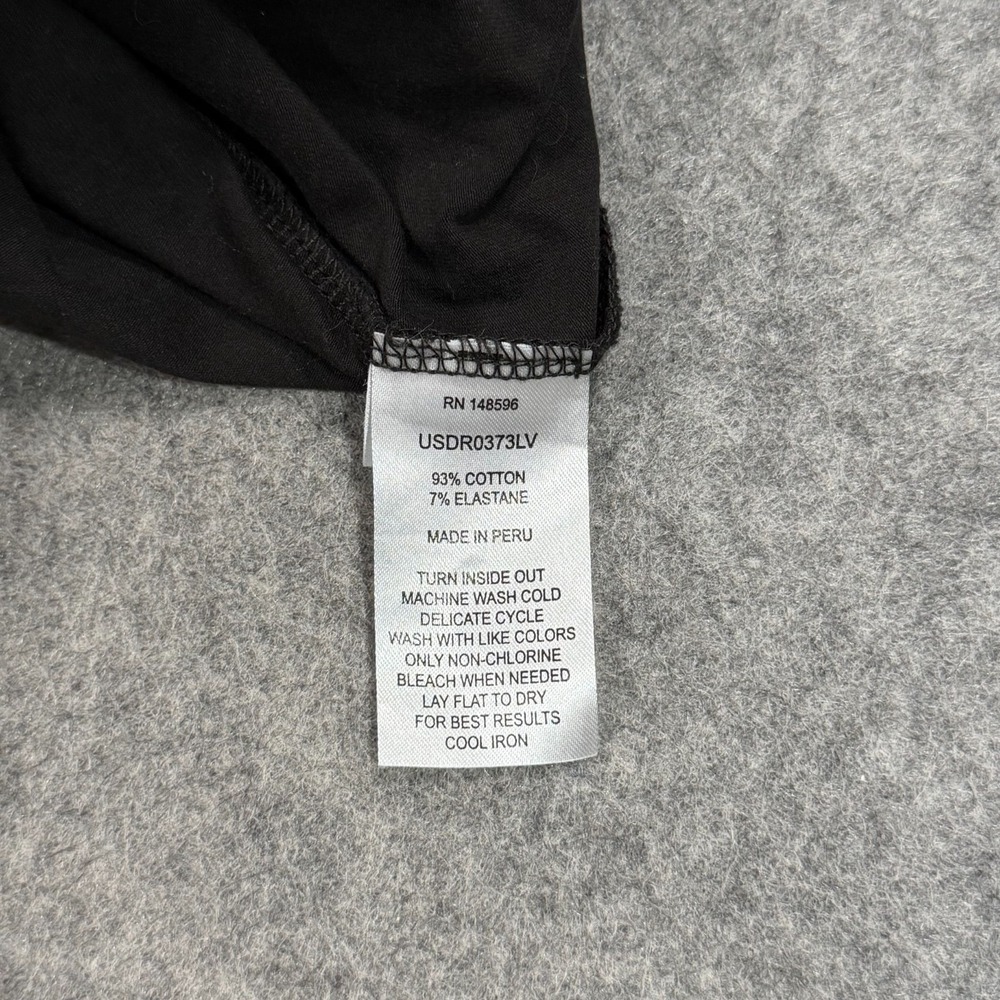 Universal Standard‎ Black Iconic Geneva Asymmetrical Dress Women's Size Small - Picture 6 of 9